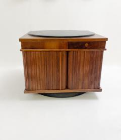 Gianfranco Frattini Italian Mid Century Rotating Coffee Table by Gianfranco Frattini - 3251851