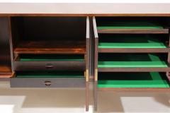Gianfranco Frattini Large Italian Design Rosewood Sideboard - 3386466
