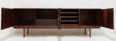Gianfranco Frattini Large Italian Design Rosewood Sideboard - 3386472