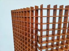 Gianfranco Frattini Mid Century Modern Italian Folding Screen by Gianfranco Frattini - 3097235