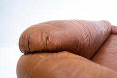 Gianfranco Frattini Mid Century Sesann Leather Sofa by Gianfranco Frattini for Cassina - 2478139