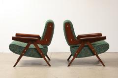 Gianfranco Frattini Pair of 831 Lounge Chairs by Gianfranco Frattini for Cassina - 4379076