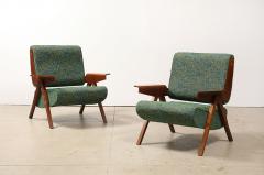 Gianfranco Frattini Pair of 831 Lounge Chairs by Gianfranco Frattini for Cassina - 4379080