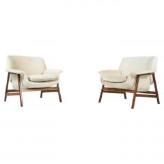 Gianfranco Frattini Pair of Armchairs 849 by Gianfranco Frattini for Cassina 1960s - 4527539