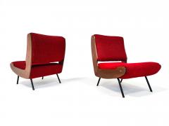 Gianfranco Frattini Pair of Mid Century Modern 836 Chairs by Gianfranco Frattini for Cassina - 2977304