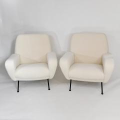 Gianfranco Frattini Pair of rare armchairs - 1312753