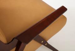 Gianfranco Frattini Rare Pair of Lounge Chairs Model 831 by Gianfranco Frattini - 2901111