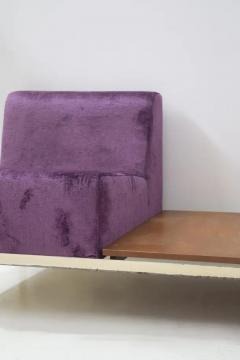 Gianfranco Frattini Rare Set of Vintage Sofas by Gianfranco Frattini in Purple Velvet - 3629076