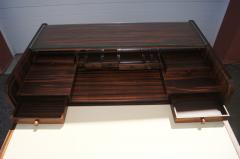 Gianfranco Frattini Rosewood Rolltop Desk Cabinet Model 804 by Gianfranco Frattini for Bernini - 3095068