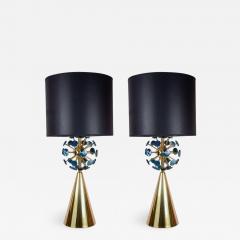 Gianluca Fontana Fantastic pair of lamps with agates by Gianluca Fontana - 732048