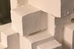 Gianluca Vignobles Gianluca Vignobles Geometric Abstract Sculpture in White Plaster Italy 2020 - 1957790