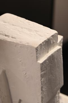 Gianluca Vignobles Gianluca Vignobles Geometric Abstract Sculpture in White Plaster Italy 2020 - 1958088