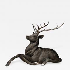 Gianmaria Buccellati a Rare and Exceptional Italian Silver Deer Stag - 956461