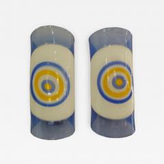 Gianmaria Potenza A Pair of Hand Blown Modernist Wall Sconces by Gianmaria Potenza - 257150