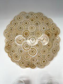 Gianmaria Potenza Large Sconce Murano Glass Disc by Gianmaria Potenza for La Murrina Italy 1970s - 2466123