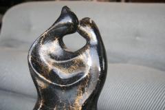 Gianni Celati Italian Sculpture in Gold Marble Amanti by Gianni Celati - 503112