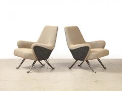 Gianni Moscatelli Pair of Lounge Chairs by Gianni Moscatelli for Formanova - 3326877