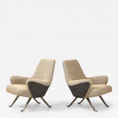 Gianni Moscatelli Pair of Lounge Chairs by Gianni Moscatelli for Formanova - 3401574