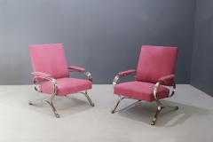 Gianni Moscatelli Pair of MidCentury armchair Micaela by Gianni Moscatelli for Formanova 1970s - 1487315