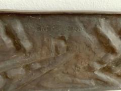 Gianni Pinna Brutalist Bed Headboard in Cast Bronze - 1045623