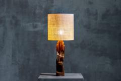 Gianni Pinna Sculpted Table Lamp by Gianni Pinna Italy 1970s - 3535487