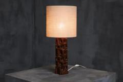 Gianni Pinna Sculpted Table Lamp by Gianni Pinna Italy 1970s - 4045575