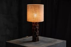 Gianni Pinna Sculpted Table Lamp by Gianni Pinna Italy 1970s - 4758718