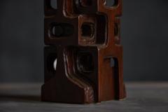 Gianni Pinna Sculpted Table Lamp by Gianni Pinna Italy 1970s - 4758736