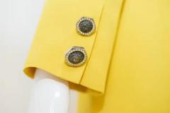 Gianni Versace Bright Gianni Versace Yellow Two Piece Formal Suit - 3646936