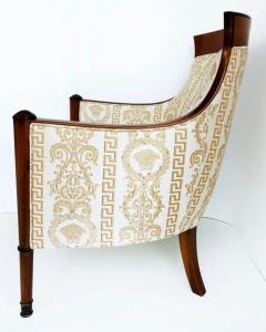 Gianni Versace Elena Italianate Biedermeier Style Chair by Gianni Versace Home with Medusa - 3626491