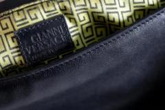 Gianni Versace Gianni Versace Black Embossed Leather Bag Bondage Line - 3626108