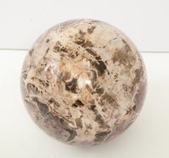 Giant Polished Petrified Wood Sphere  - 1138526