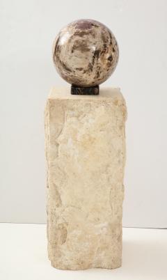 Giant Polished Petrified Wood Sphere  - 1138534