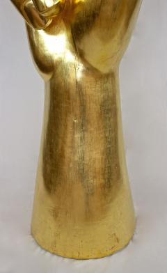 Gigantic Hand Sculpture Goldleaf Plated by M Treml Austria 2021 - 3306737