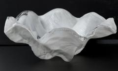 Gigantic Vintage Murano Glass Shell Bowl - 1399140