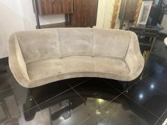 Gigi Radice 1950s Curved 3 seater sofa by Gigi Radice - 3376990