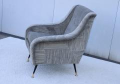 Gigi Radice 1950s Modern Italian Velvet Lounge Chair - 4649047
