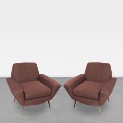 Gigi Radice Italian Mid Century Lounge Chairs Attributed to Radice - 50268