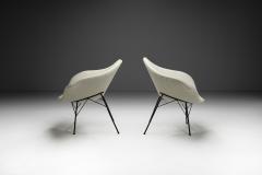 Gigi Radice Pair of Aquilone Chairs by Gigi Radice for Ambrogi Salotti Italy 1950s - 4138299