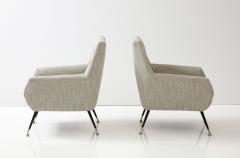 Gigi Radice Pair of Modernist Lounge Armchairs by Gigi Radice 1960 Italy - 3192266