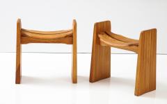 Gilbert Marklund Two Swedish Pine Stools by Gilbert Marklund Ca 1970s - 2582232