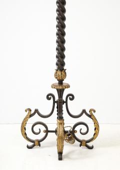 Gilbert Poillerat 1940s Wrought Iron Floor lamp By Gilbert Poillerat - 3714490