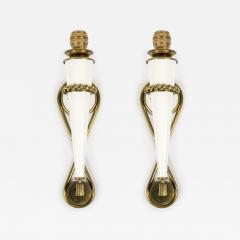 Gilbert Poillerat 1940s metal sconces attributed to Gilbert Poillerat - 3037945