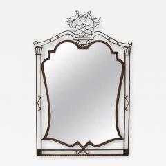 Gilbert Poillerat French Gilded Iron Mirror - 3089125