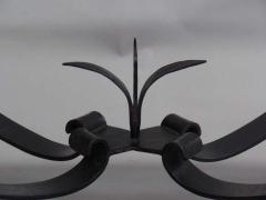 Gilbert Poillerat French Handwrought Iron Cocktail Side Table Style of Gilbert Poillerat 1940 - 1770216