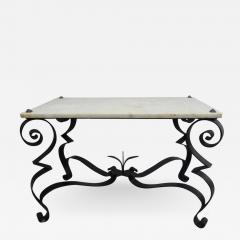 Gilbert Poillerat French Handwrought Iron Cocktail Side Table Style of Gilbert Poillerat 1940 - 1772641