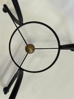 Gilbert Poillerat French Modern Neoclassical Wrought Iron Dining Center Table Gilbert Poillerat - 2372035