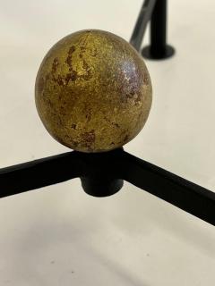 Gilbert Poillerat French Modern Neoclassical Wrought Iron Dining Center Table Gilbert Poillerat - 2372036