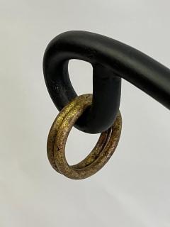 Gilbert Poillerat French Modern Neoclassical Wrought Iron Dining Center Table Gilbert Poillerat - 2372042