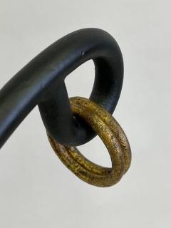 Gilbert Poillerat French Modern Neoclassical Wrought Iron Dining Center Table Gilbert Poillerat - 2372044